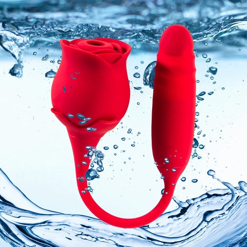 Flower Power Duo Function Rose Massager