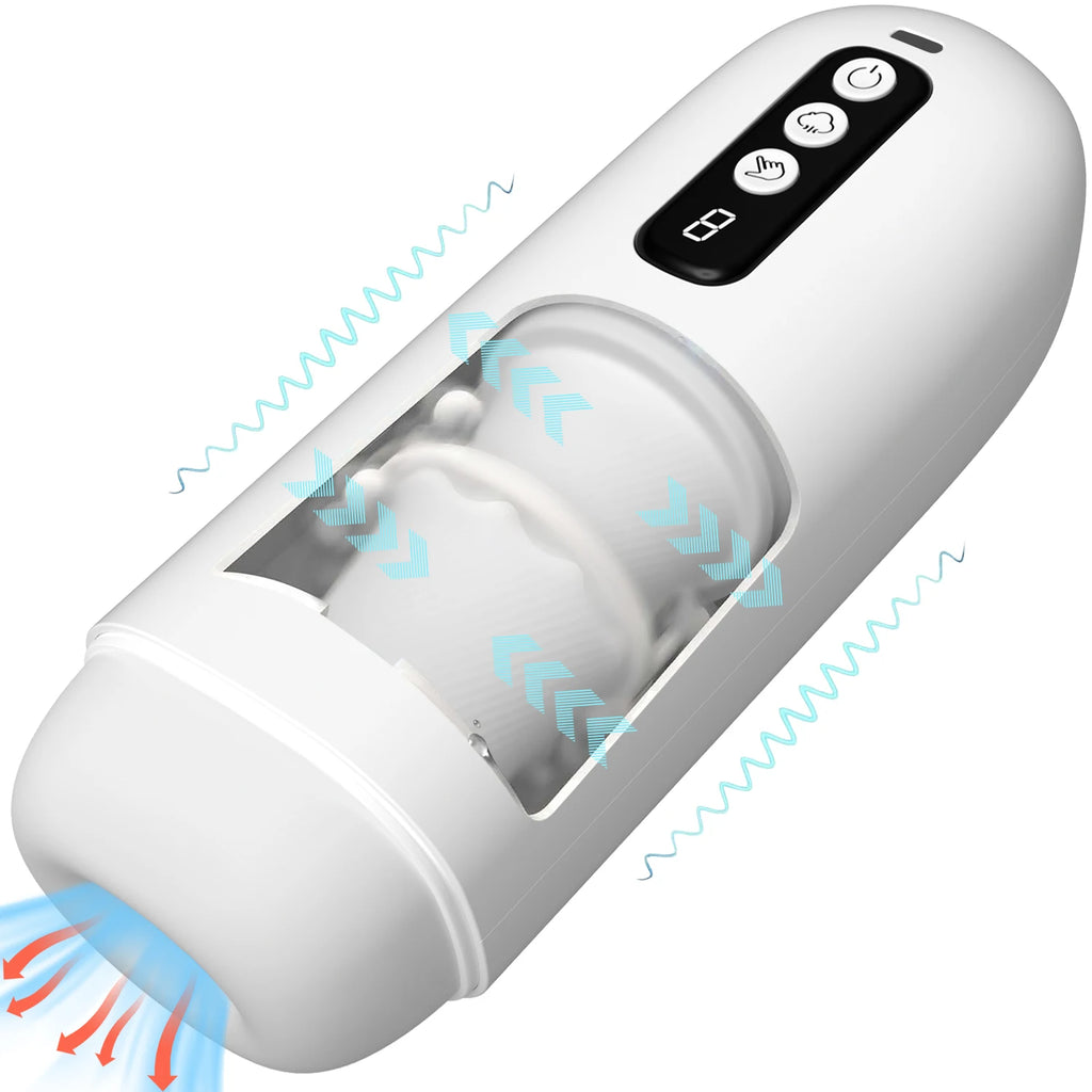 Best Selling Adult Smart Masturbator Sexy Male Machine with Sucking Sound & Vibrating Feature Includes Smart Counting