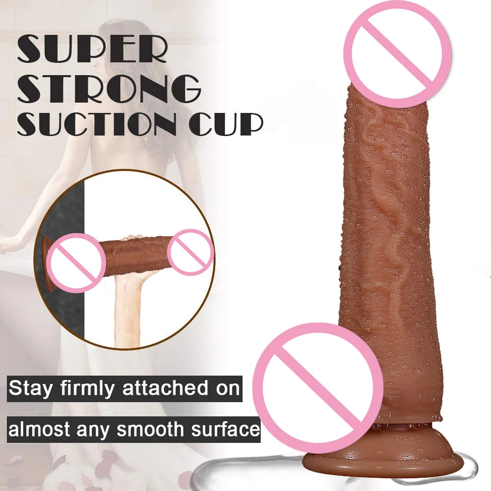 Dildo No Vibrator Realistic Soft Silicone Big Penis Suction Cup Anal Sex Toys For Women Vagina Masturbator G-spot Stimulator