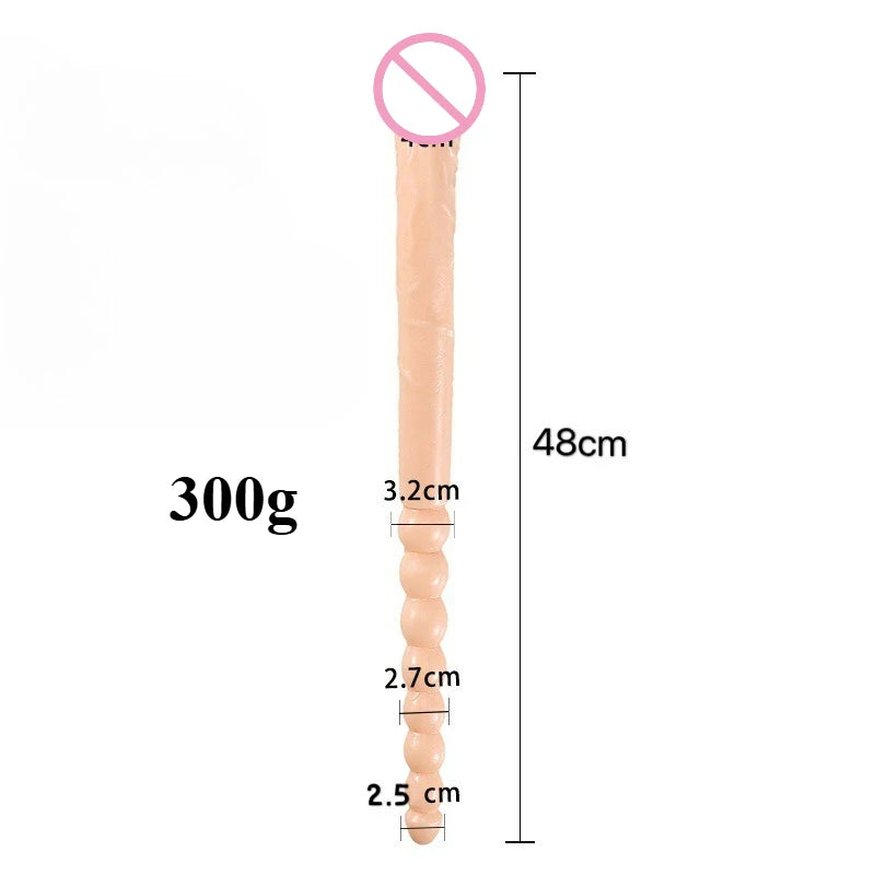 Double-headed But Pluk Dildo Anal Penetration 18+ Sex Products Sensory Toys Ejaculation Masturbation Sexy Gadgets Adult Supplies