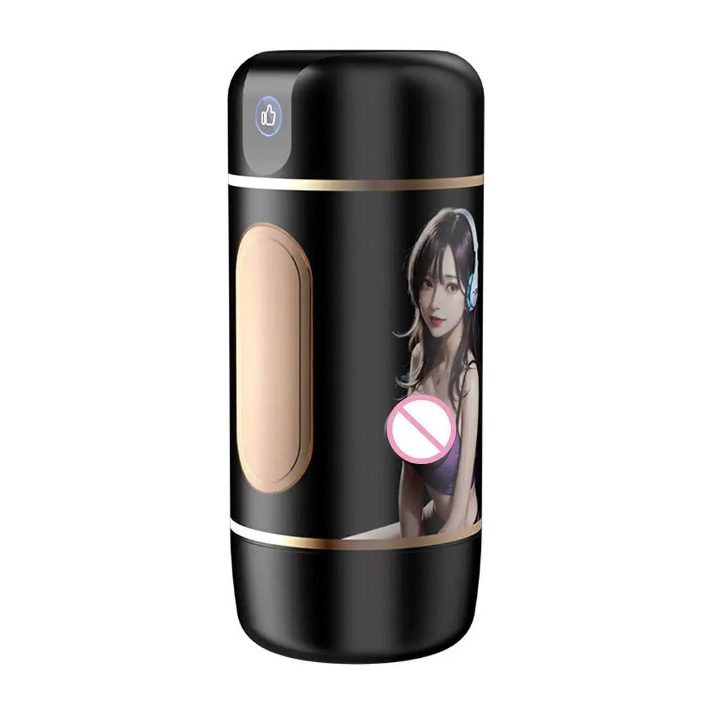 Pocket Pussy Sex Machines Automatic Male Masturbator Cup Realistic Oral Sucking Intelligent Voice Blowjob Sex Toy Adult Products