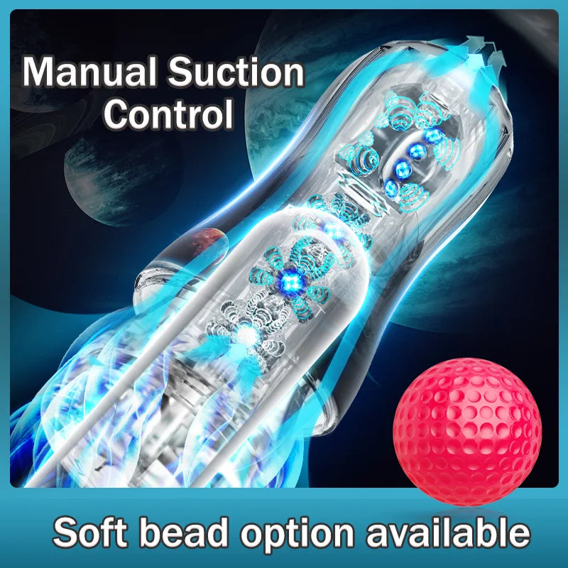 Pocket Pussy Manual Control, Soft Aircraft Cup Male Masturbator, Easy to Clean Male Sex Toy, Spare Cup for Enhanced Pleasure