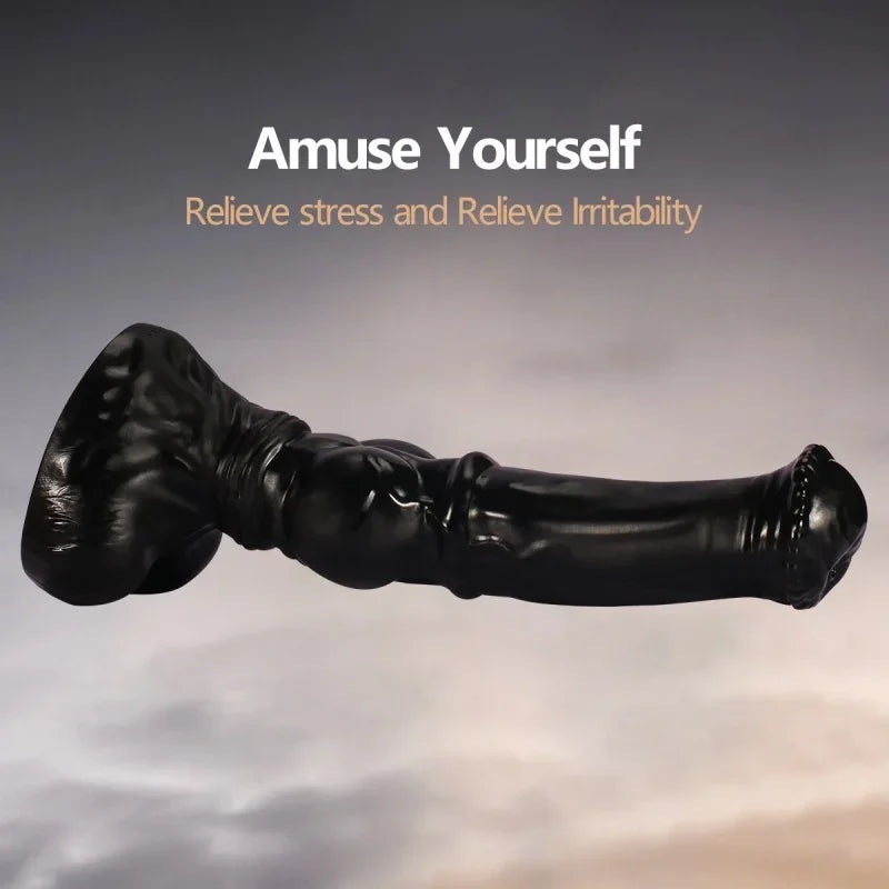 Huge Horse Dildo Anal Plug Animal Penis Vaginal Masturbation Stimulator Prostate Massage Anus Dilator Sex Toys Women Men Lesbian