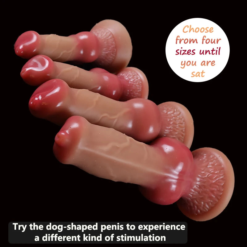Dog Dildo/Huge Dildo Animal Realistic Penis with Suction Cup Big Butt Plug Giant Monster Cock Dick Adults Supplies for Men Women