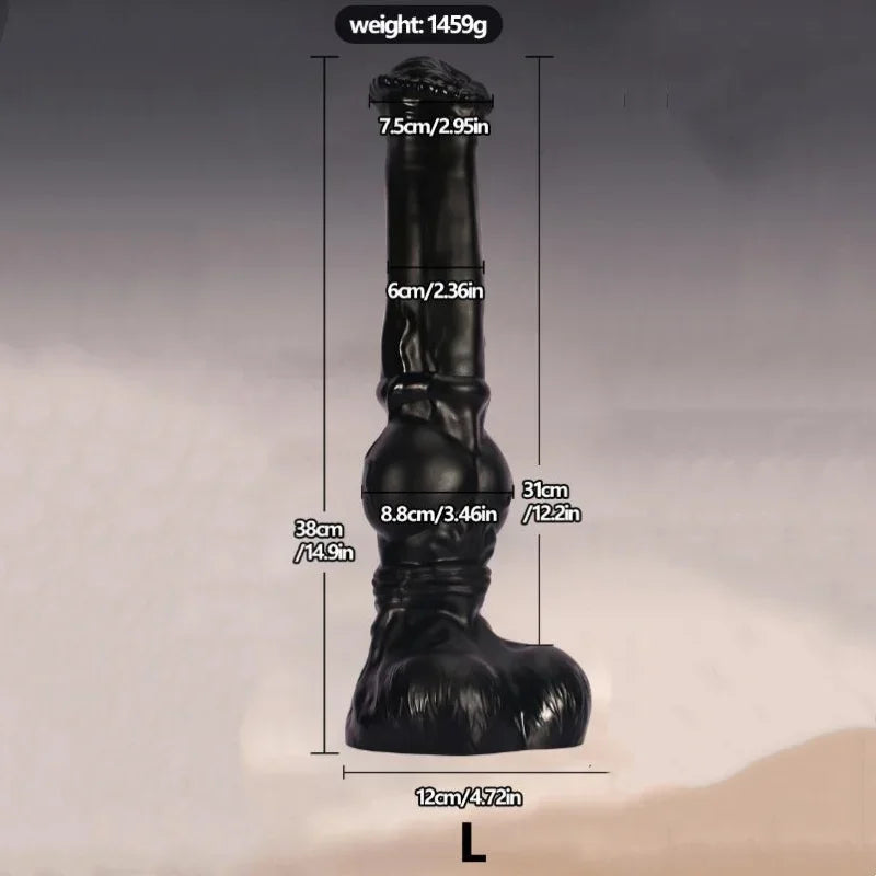 Huge Horse Dildo Anal Plug Animal Penis Vaginal Masturbation Stimulator Prostate Massage Anus Dilator Sex Toys Women Men Lesbian