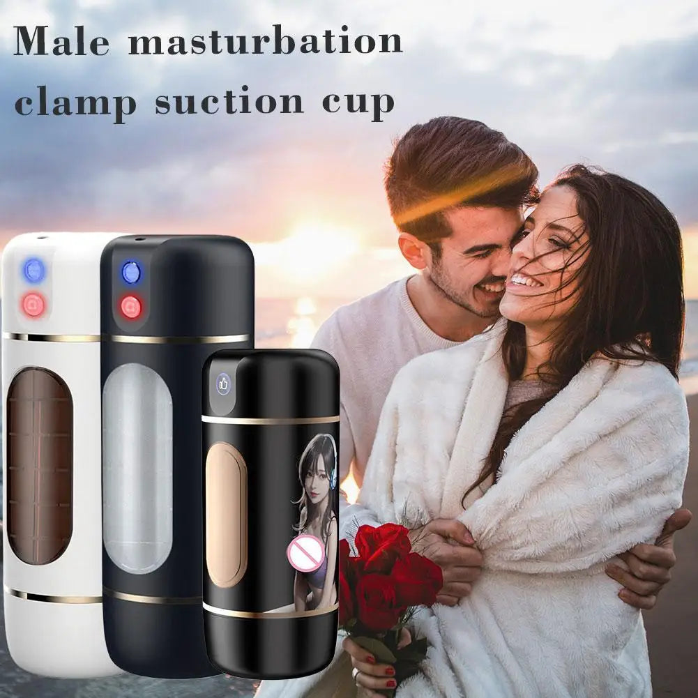 Pocket Pussy Sex Machines Automatic Male Masturbator Cup Realistic Oral Sucking Intelligent Voice Blowjob Sex Toy Adult Products