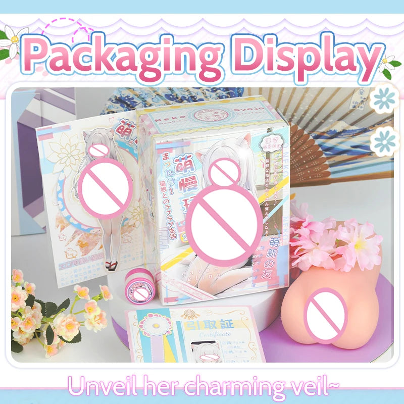 YUU Anime Masturbator Pocket Pussy Real Sex Doll Artificial Vagina Masturbation Sex Toys For Novice Entry Training Masturbators