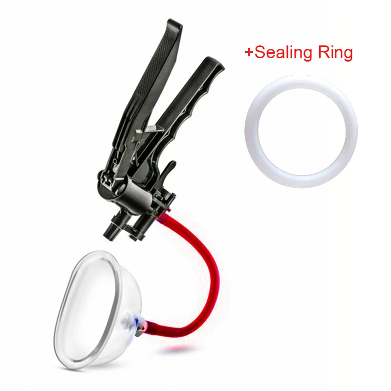 Pussy Pump Manual Breast Enlarger  Sucking Cup Nipple Sucker Suction Cover Adult Sex Toys for Women Vaginal Clit Stimulator