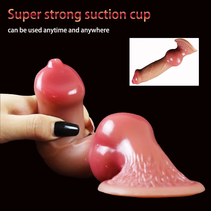 Dog Dildo/Huge Dildo Animal Realistic Penis with Suction Cup Big Butt Plug Giant Monster Cock Dick Adults Supplies for Men Women