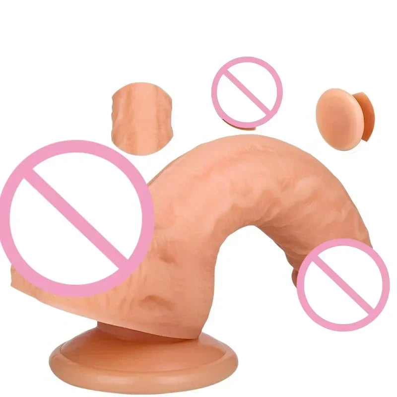 Wear Strap on Realistic Dildo for woman lesbian Sexual games Sex Toys Product Adult  Penis Exerciser Female Vagina Massage Gode