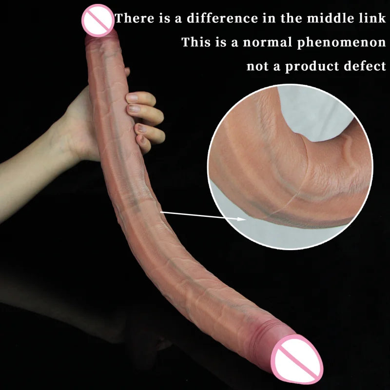 50cm Long Dildo Realistic Double Head Dildo Flexible Penis for Women Masturbator Sex Toys for Lesbian Dildos Anal Butt Plug