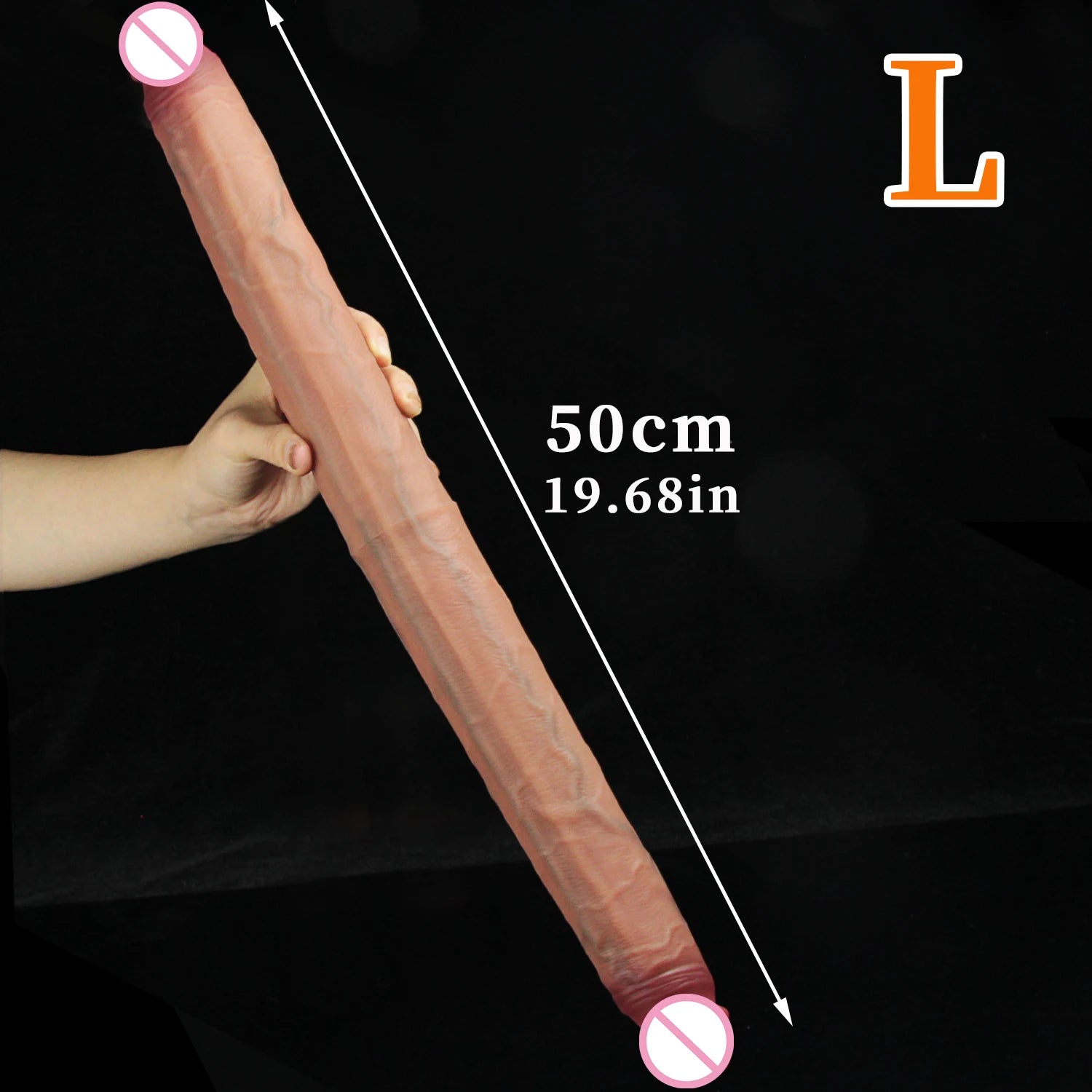 50cm Long Dildo Realistic Double Head Dildo Flexible Penis for Women Masturbator Sex Toys for Lesbian Dildos Anal Butt Plug