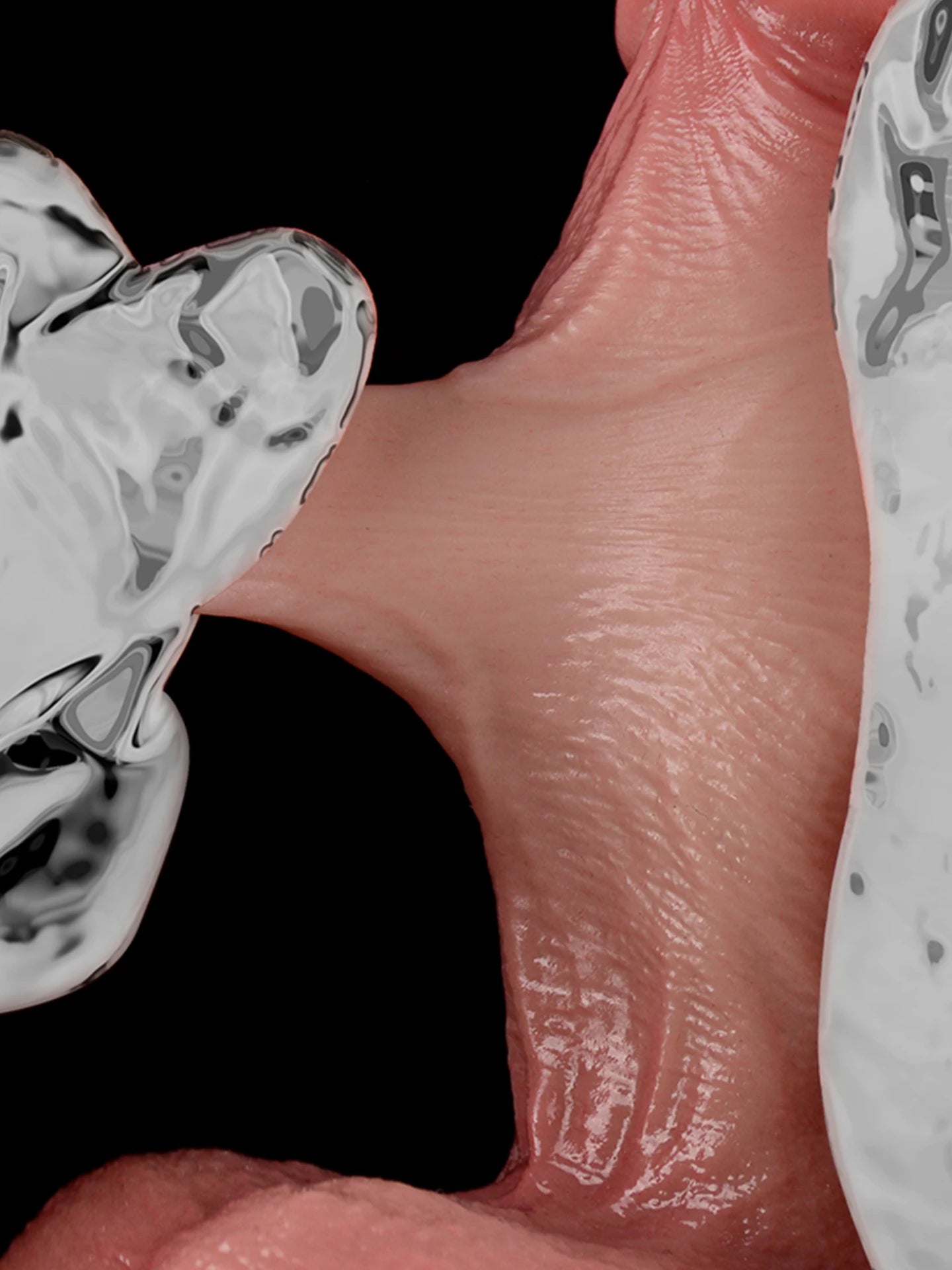 5.5" Ultra-Realistic Thick Dildo with Veins & Balls - Body-Safe Liquid Silicone & Strong Suction Base for Women & Solo Play