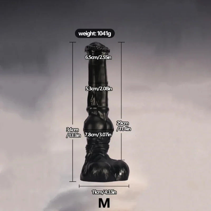 Huge Horse Dildo Anal Plug Animal Penis Vaginal Masturbation Stimulator Prostate Massage Anus Dilator Sex Toys Women Men Lesbian