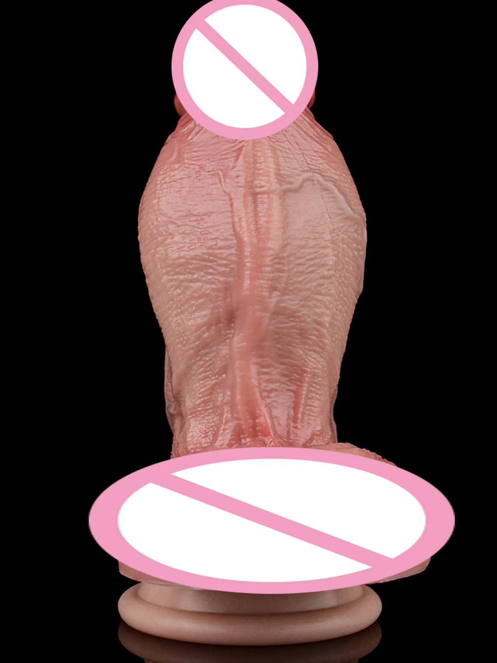 5.5" Ultra-Realistic Thick Dildo with Veins & Balls - Body-Safe Liquid Silicone & Strong Suction Base for Women & Solo Play