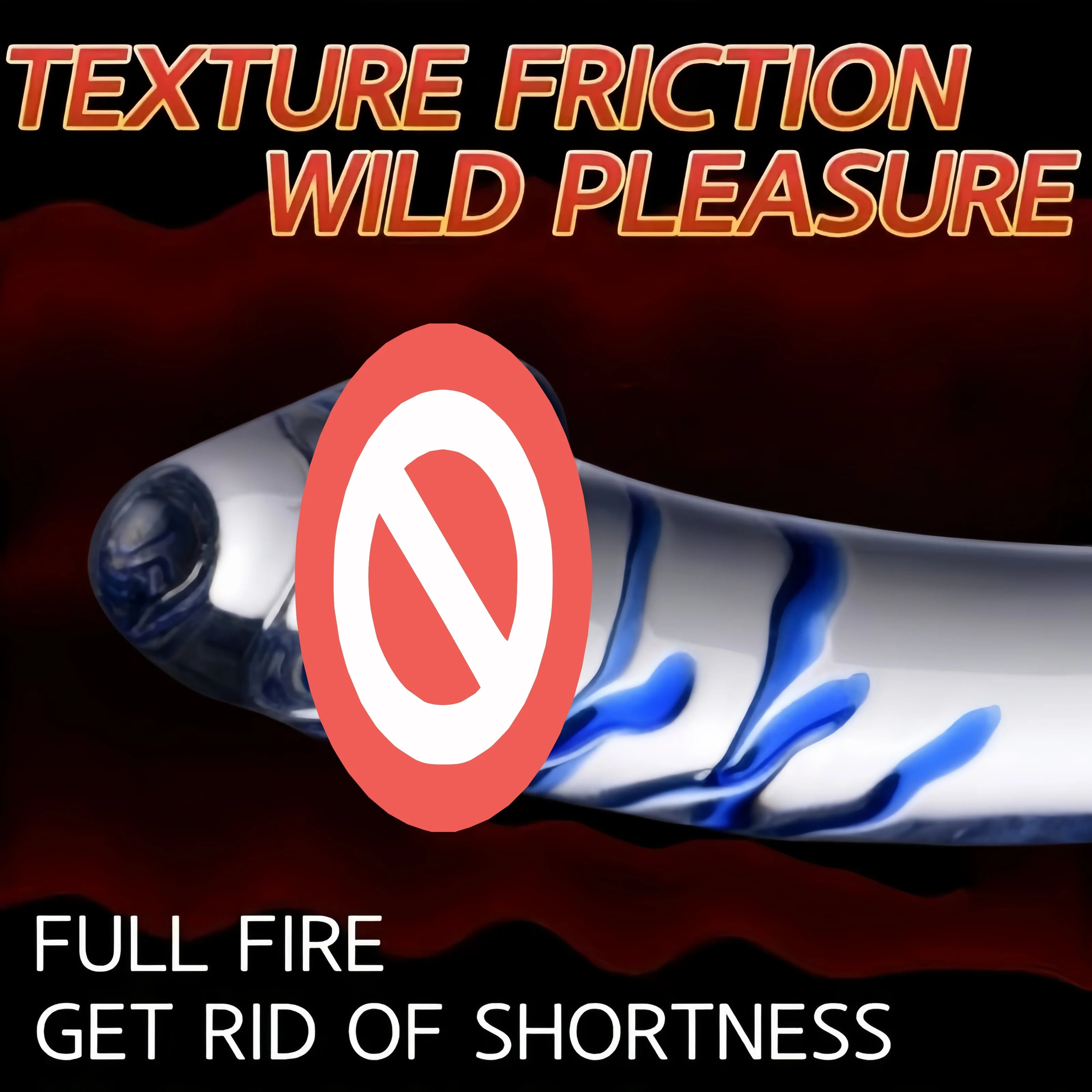 Taste double-headed dildo, with realistic glans designs of different sizes, large and long