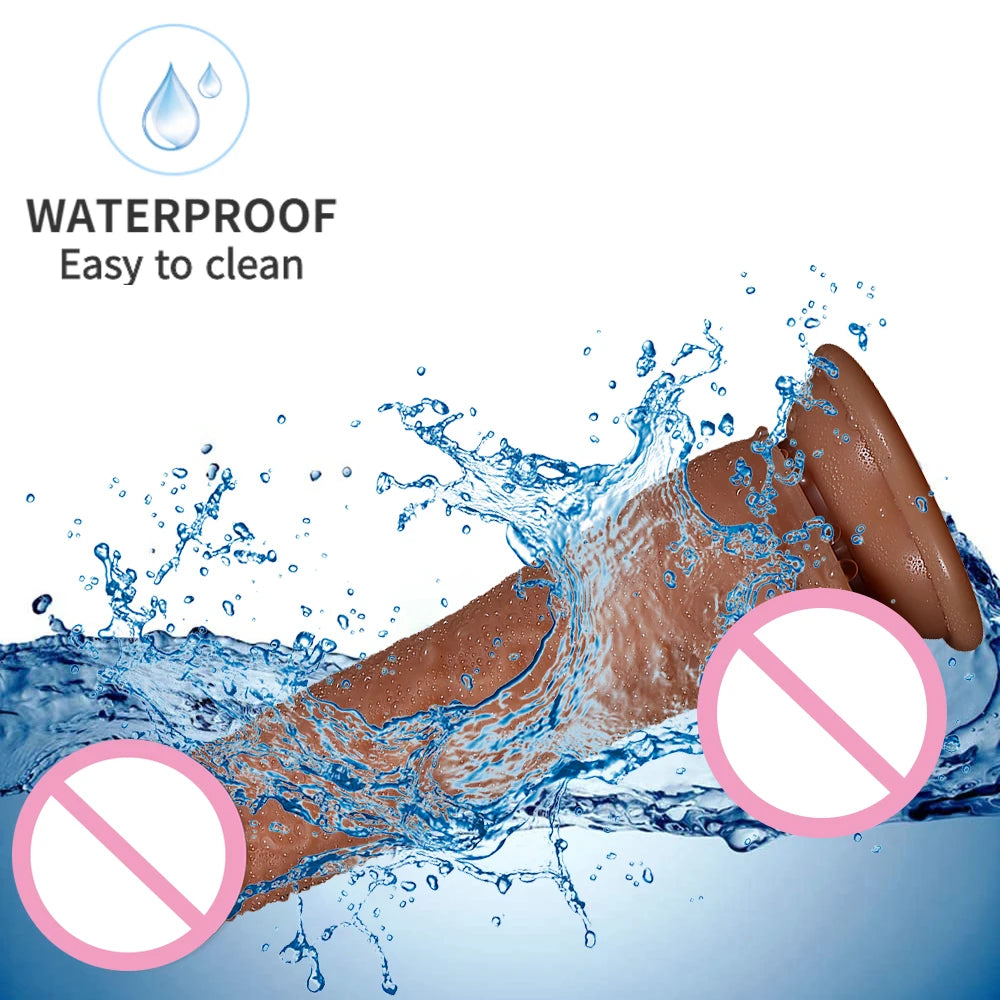 Dildo No Vibrator Realistic Soft Silicone Big Penis Suction Cup Anal Sex Toys For Women Vagina Masturbator G-spot Stimulator