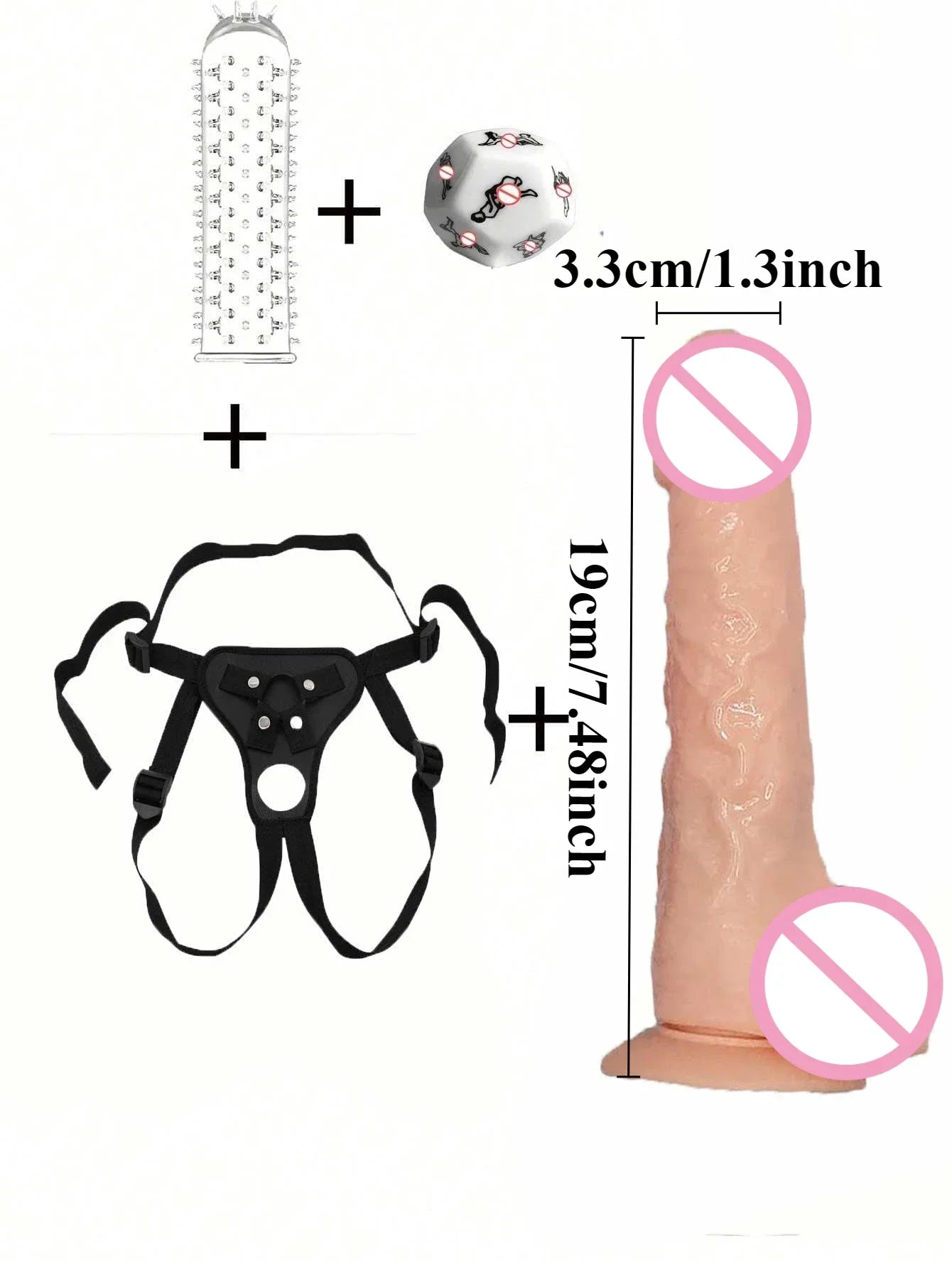 Wear Strap on Realistic Dildo for woman lesbian Sexual games Sex Toys Product Adult  Penis Exerciser Female Vagina Massage Gode