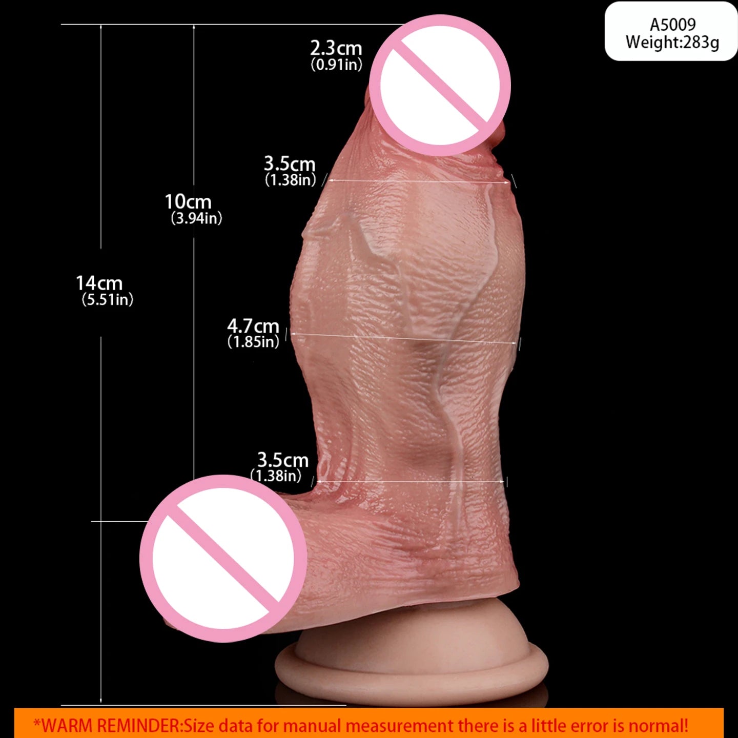 5.5" Ultra-Realistic Thick Dildo with Veins & Balls - Body-Safe Liquid Silicone & Strong Suction Base for Women & Solo Play