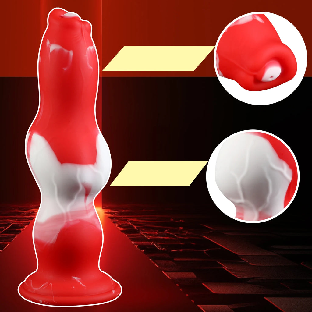 Animal Dildo Dick Realistic Dog Dildos Penetration Anal Plug Penis Butt Plug Vagina Prostate Massage Sex Toys For Women Men Gay