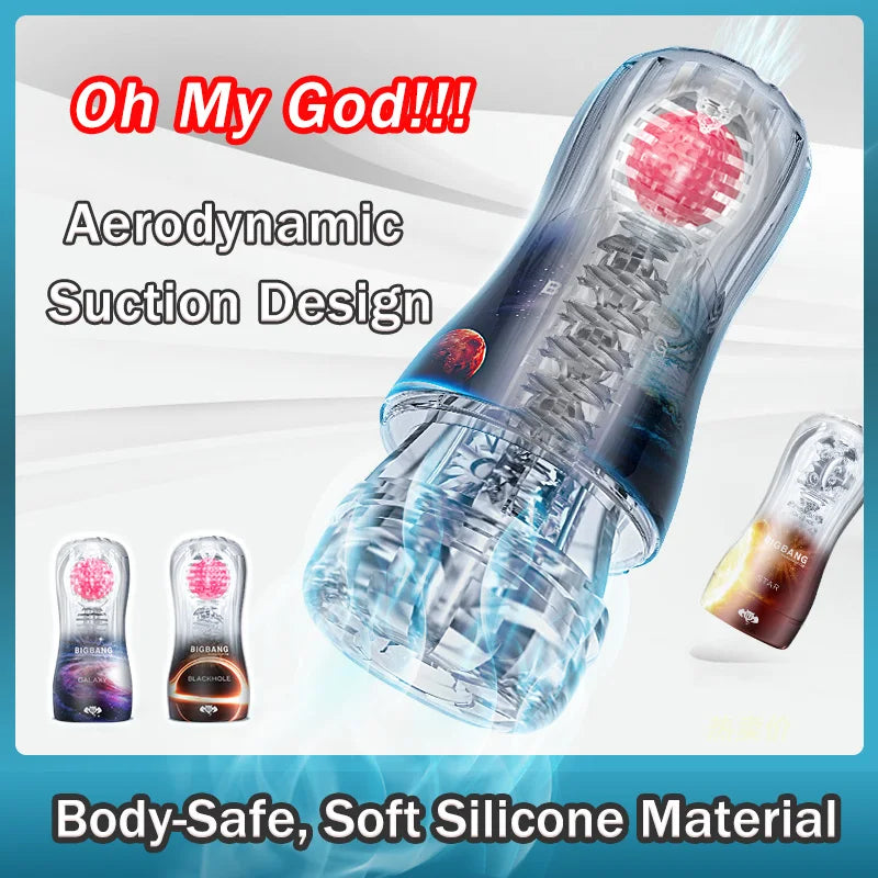 Pocket Pussy Manual Control, Soft Aircraft Cup Male Masturbator, Easy to Clean Male Sex Toy, Spare Cup for Enhanced Pleasure