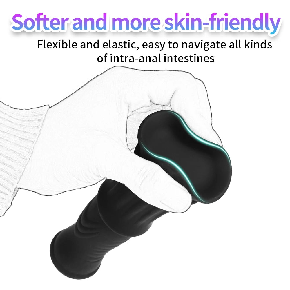 Animal Dildo with Suction Cup Anal Plug Prostate Vaginal Stimulate Sex Toy for Men Women Couple Buttplug Anal Dilator Erotic Toy