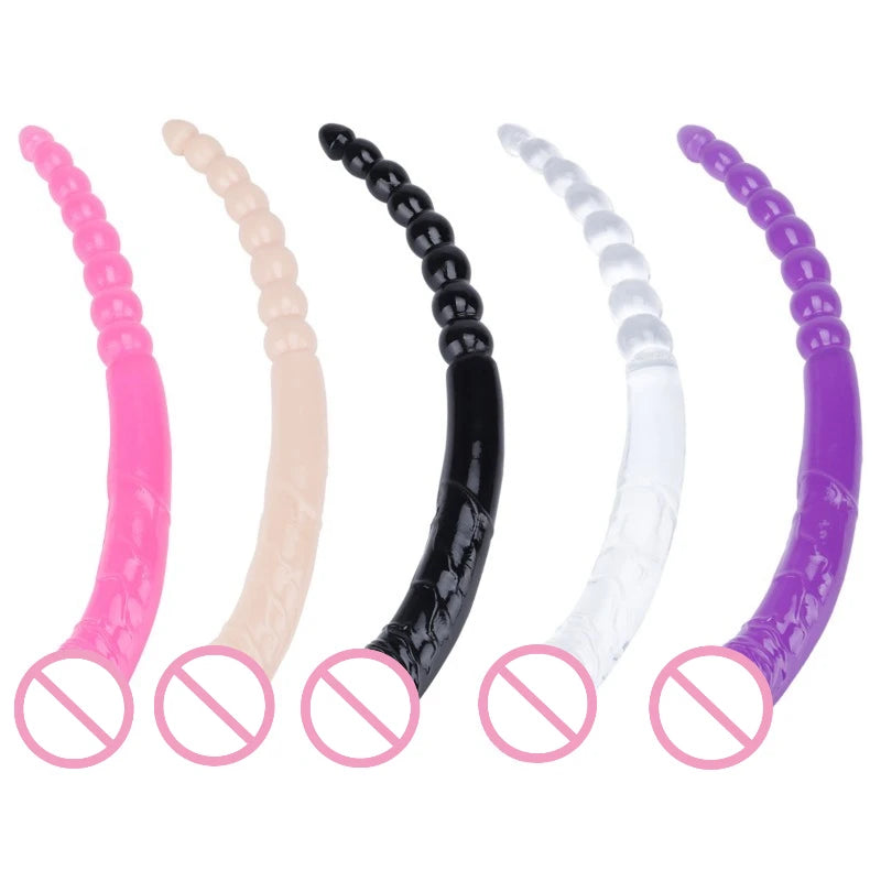 Double-headed But Pluk Dildo Anal Penetration 18+ Sex Products Sensory Toys Ejaculation Masturbation Sexy Gadgets Adult Supplies