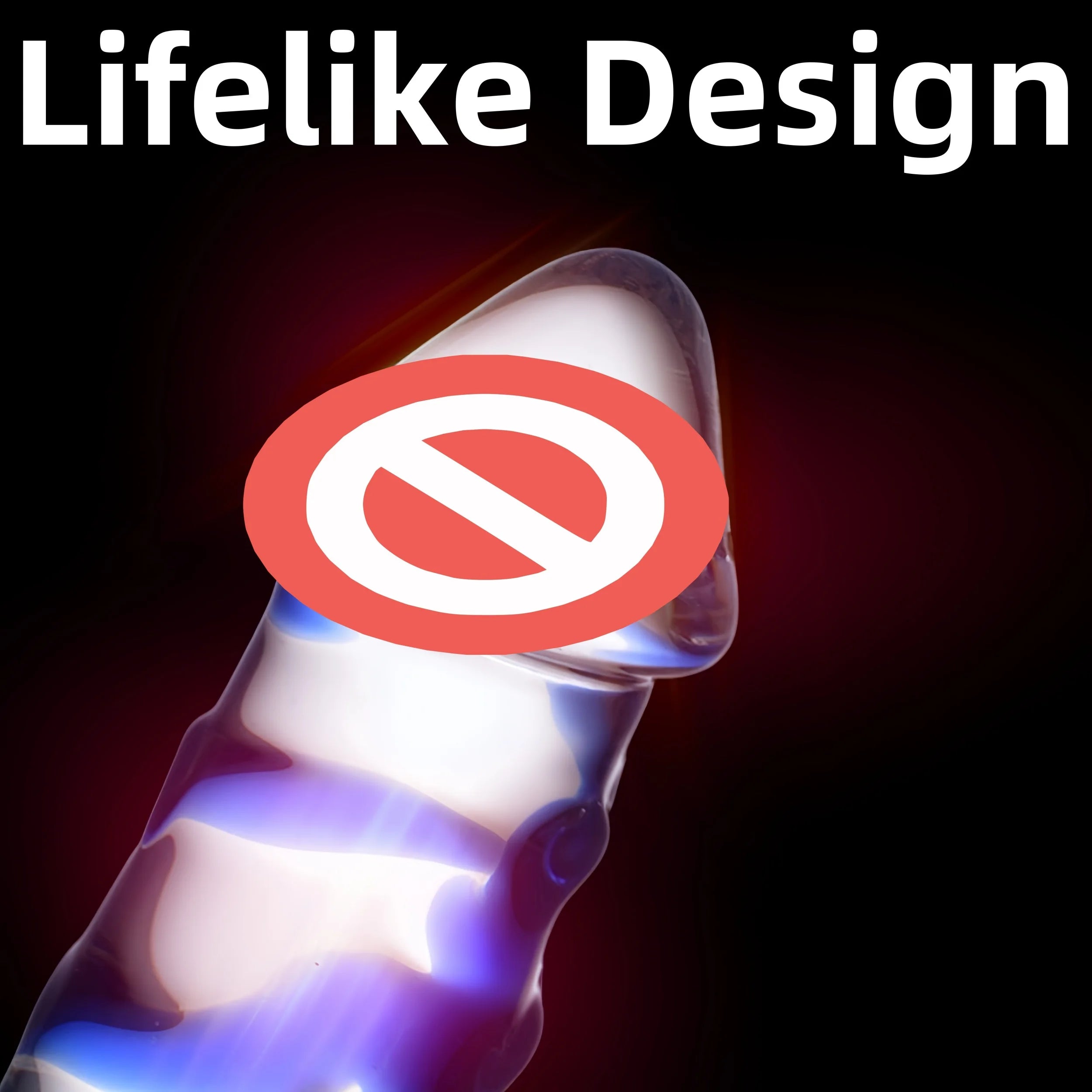 Taste double-headed dildo, with realistic glans designs of different sizes, large and long