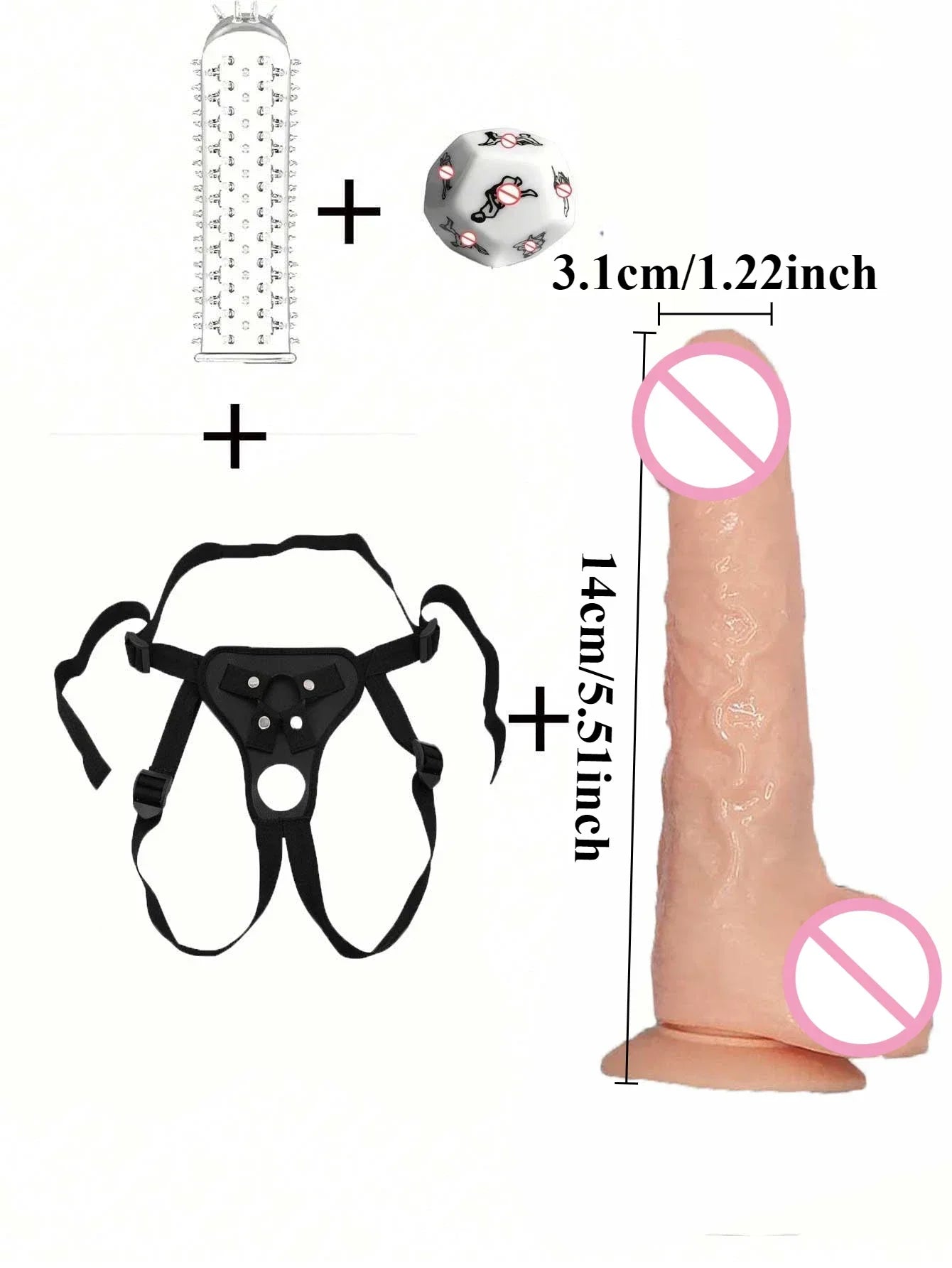 Wear Strap on Realistic Dildo for woman lesbian Sexual games Sex Toys Product Adult  Penis Exerciser Female Vagina Massage Gode